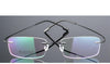 Rimless Titanium Glasses Frames Men Flexible Optical Frame Retro Glasses - SunglassesCraft