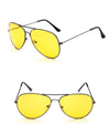 New Stylish Yellow Candy Aviator Sunglasses For Men And Women-SunglassesCraft