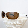 Square Curved Sunglasses For Unisex-SunglassesCraft