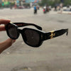 Stylish Square Polygon Frame Sunglasses For Unisex-SunglassesCraft