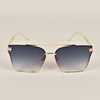 New Metel square Rimlsess Frame Sunglasses For Men And Women-SunglassesCraft