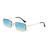 Luxury Design  Rimless Sunglasses For Men And Womem-SunglassesCraft