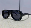 Stylish Rubber Effect Nylon Pilot Frame Sunglasses For Unisex-SunglassesCraft