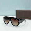 Classic Oversized Oval Sides Acetate Sunglasses For Unisex-SunglassesCraft