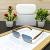 Rimless Rectangular Sunglasses For Men And Women-SunglassesCraft