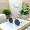 New Vintage Alloy Rimless Round Sunglasses Unisex-SunglassesCraft