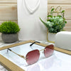 New Metal Rimless Sunglasses Men And Women-SunglassesCraft