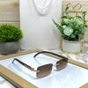 Retro Rimless Sunglasses For Men And Women-SunglassesCraft