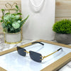 Metal frame Rimless sunglasses For Men And Women-SunglassesCraft