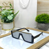 Trendy Oversize Half Frame Square Sunglasses Unisex-SunglassesCraft
