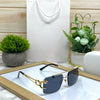 New Retro Rimless Sunglasses for Men And Women-SunglassesCraft