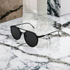 Stylish Alloy Frame Pilot Sunglasses For Unisex-SunglassesCraft