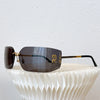 Square Curved Sunglasses For Unisex-SunglassesCraft