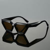 Geometric Angular Frame Glasses – Trendy Decorative Eyewear