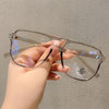 Retro New Oversize Anti Blue Ray Glasses For Men And Women-SunglassesCraft