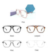 Retro New Oversize Anti Blue Ray Glasses For Men And Women-SunglassesCraft