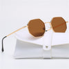 New Retro Vintage Polygonal Shape Sun Glasses for Men And Women-SunglassesCraft