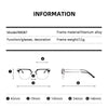 Trendy Style Square Shape Anti-blue Light Eyeglasses For Men And Women-SunglassesCraft