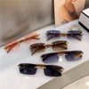 New Vintage Retro Rimless Sunglasses For Men And Women-SunglassesCraft