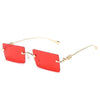 2023 Fashionable Square Rimless Sunglasses For Men And Women-SunglassesCraft