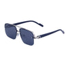 Semi-Rimless Square Gradient Sunglasses For Unisex-SunglassesCraft