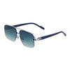 Semi-Rimless Square Gradient Sunglasses For Unisex-SunglassesCraft