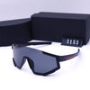 Sporty Oversized Shield Sunglasses For Unisex-SunglassesCraft