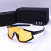 Sporty Oversized Shield Sunglasses For Unisex-SunglassesCraft