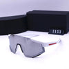 Sporty Oversized Shield Sunglasses For Unisex-SunglassesCraft