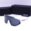 Sporty Oversized Shield Sunglasses For Unisex-SunglassesCraft