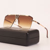 New Big Square Frame Sunglasses For Unisex-SunglassesCraft