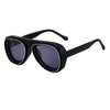 Stylish Rubber Effect Nylon Pilot Frame Sunglasses For Unisex-SunglassesCraft