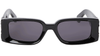 Rectangular-Frame Acetate Sunglasses For Unisex-SunglassesCraft