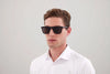 Black Square Sunglasses For Unisex-SunglassesCraft