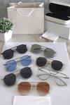 New Arrival Mirror Sunglasses in Hexagon Alloy Frame-SunglasssesCraft