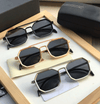 Classic Square Design With Metal Frame Sunglasses-SunglassesCraft