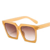 Vintage Oversized Square Frame Sunglasses For Unisex-SunglassesCraft