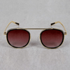 Trendy Round Brown-Gradient Sunglasses For Men And Women-SunglassesCraft
