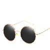 Retro Steampunk Fashion Round Metal Frame Sunglasses For Unisex-SunglassesCraft