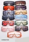 2020 New Stylish Watermark One-Piece Personality Sunglasses For Men And Women-SunglassesCraft