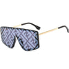 2020 New Stylish Watermark One-Piece Personality Sunglasses For Men And Women-SunglassesCraft