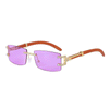 Shiny Vintage Rimless Brand Sunglasses For Unisex-SunglassesCraft