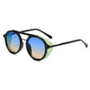 Fashion Round Steampunk Vintage Brand Retro Punk Design Classic Gradient Sunglasses For Men And Women-SunglassesCraft