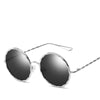 Retro Steampunk Fashion Round Metal Frame Sunglasses For Unisex-SunglassesCraft