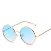 Retro Steampunk Fashion Round Metal Frame Sunglasses For Unisex-SunglassesCraft