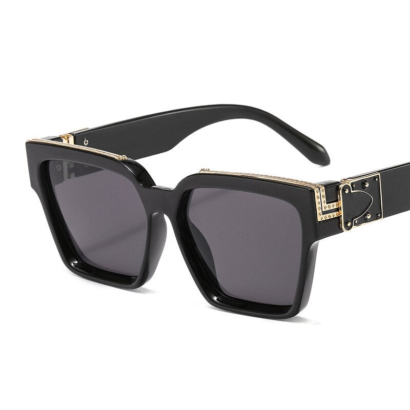 Large Black Oversized Women Sunglasses Aviators Luxury Shades Celebrity  Sunglass | eBay