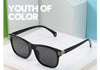 Unisex Classic Square Amber Sunglasses For Men And Women-SunglassesCraft