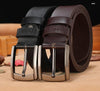 Trendy Sqaure Genuine Leather Needle Buckle Belt For Men-SunglassesCraft