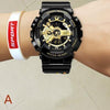 Black Gold Sport Military Digital Wrist Watches For Men And Women-SunglassesCraft