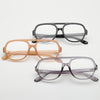 Retro Oversize Square Glasses Frame Classic Flat Light For Men And Women